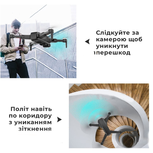 Дрон L900 PRO 4K GPS FPV WiFi 5G квадрокоптер с камерой бесщеточный складной Follow Me 2 аккумулятора