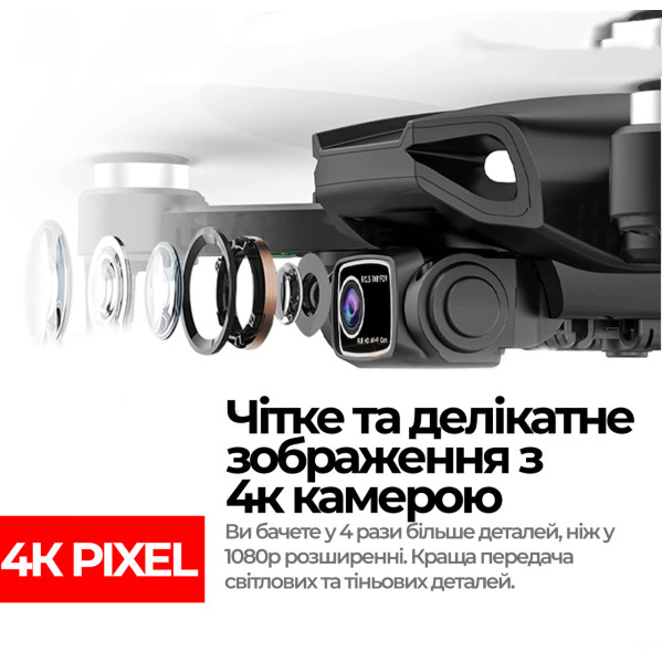 Дрон L900 PRO 4K GPS FPV WiFi 5G квадрокоптер с камерой бесщеточный складной Follow Me 2 аккумулятора