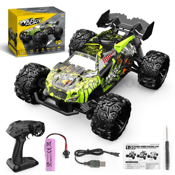 Машинка на радиоуправлении S767 Monster Truck 1:20 4WD  RC внедорожник для детей, радиоуправляемая машинка, джип на пульте 2.4GHz