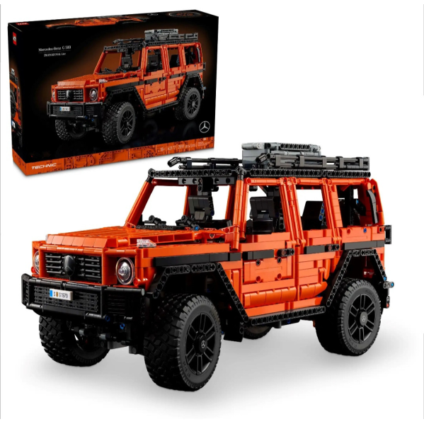 Конструктор Technic Mercedes-Benz G500 2891 деталей в стиле LEGO, внедорожник G-Class 1:8, большой коллекционный набор