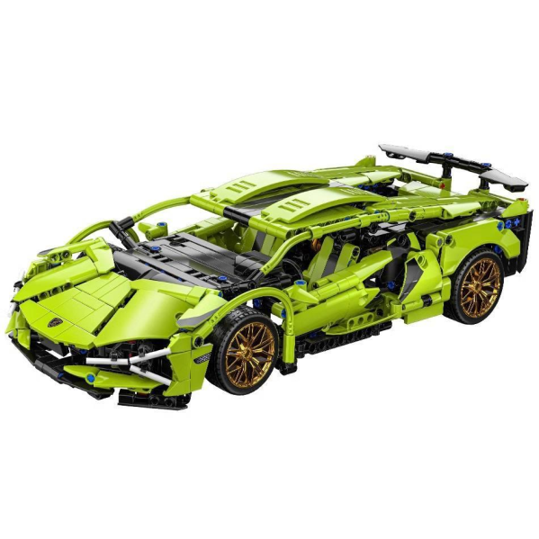 Конструктор спортивный автомобиль 1280+ деталей в стиле LEGO Technic, машинка конструктор для детей