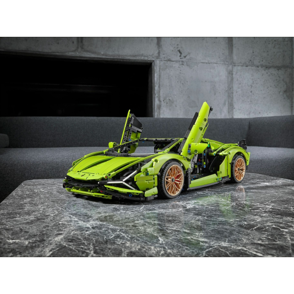 Конструктор спортивный автомобиль 1280+ деталей в стиле LEGO Technic, машинка конструктор для детей