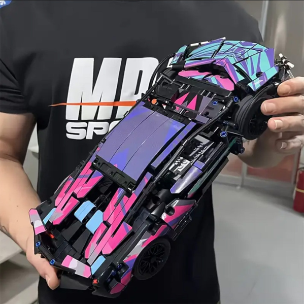 Конструктор Lamborghini Supercar 1314 деталей в стиле LEGO Technic, спортивный автомобиль 1:14, машинка для детей
