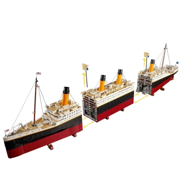 Конструктор Titanic 10294 на 9090 деталей, круизный лайнер Титаник 135 см, коллекционная модель корабля для взрослых 18+