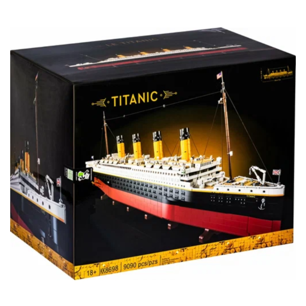 Конструктор Titanic 10294 на 9090 деталей, круизный лайнер Титаник 135 см, коллекционная модель корабля для взрослых 18+