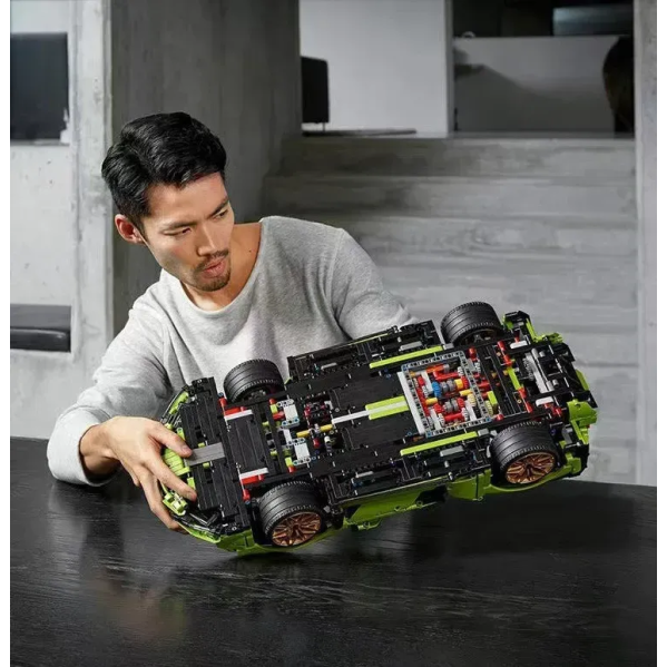 Конструктор Lamborghini Technic на 3696 деталей, спортивный суперкар, модель автомобиля,  для взрослых