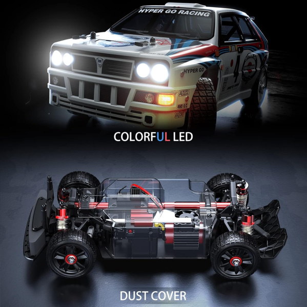 Машинка на радиоуправлении MJX Hyper Go 14302 1:14 4WD до 42 км/ч, Brushless RC дрифт авто, спортивный автомобиль на пульте, аккум