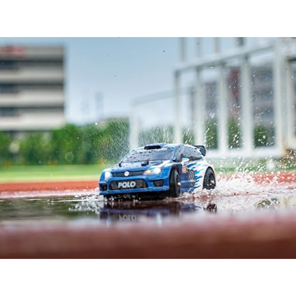 Радиоуправляемая машинка MJX Hyper Go 14304 VW Polo R WRC 1:14 Brushless 4WD до 42 км/ч, RC модель на пульте управления