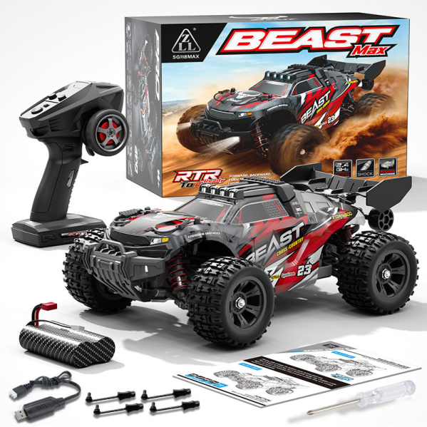 Радиоуправляемая машинка SG118 MAX Brushless 1:18 4WD до 60 км/ч внедорожник на пульте, бесщеточный RC автомобиль, полный привод Радиоуправляемая машинка SG118 MAX Brushless 1:18 4WD до 60 км/ч внедорожник на пульте, бесщеточный RC автомобиль, полный привод