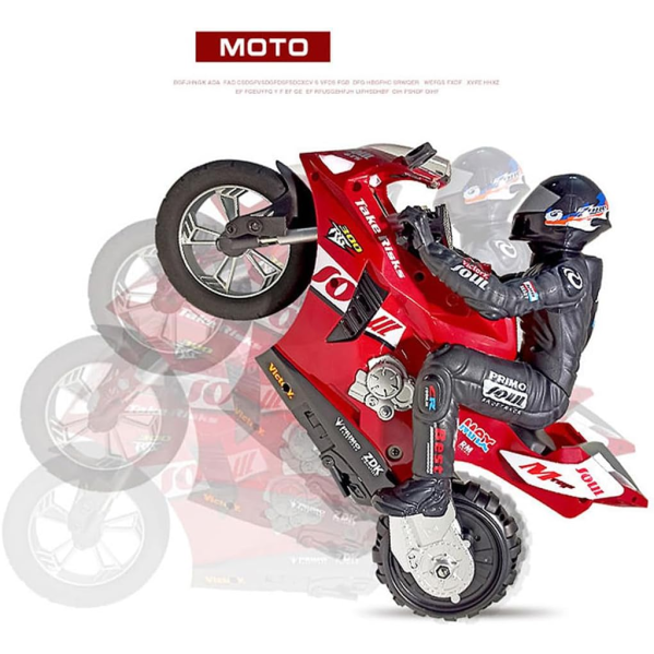 Радиоуправляемый мотоцикл 1:16 RC Motorcycle 360 Drift Racing на пульте управления, дрифт 360°, самобалансировка, аккумулятор Радиоуправляемый мотоцикл 1:16 RC Motorcycle 360 Drift Racing на пульте управления, дрифт 360°, самобалансировка, аккумулятор