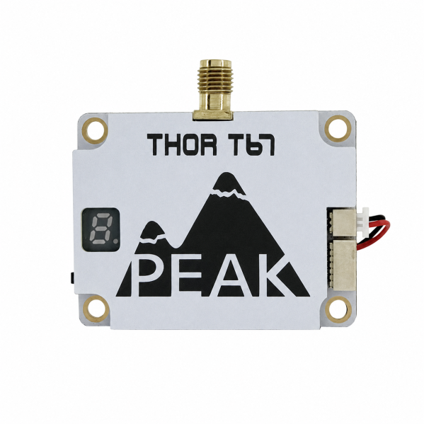 Видеопередатчик Peak THOR T67, 6-7GHz, 64 каналов, 25-3000mW, Smart Audio, SMA