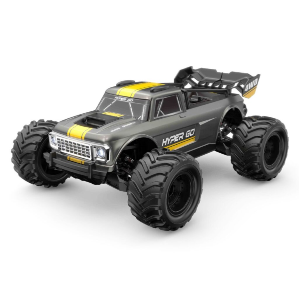 Машинка на пульте управления MJX Hyper Go 10210 1:10 4WD 80+ км/ч, безщеточный внедорожник RC монстр-трак с металлической транс.