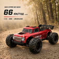 Машинка на радиоуправлении MJX Hyper Go 10210 1:10 4WD до 80 км/ч, безщеточный RC внедорожник