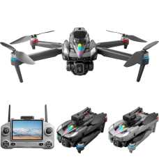 Квадрокоптер XKJ KY108 FPV с экраном 4.3", бесколлекторный дрон, двойная HD-камера, WiFi, оптическое позиционирование, обход помех