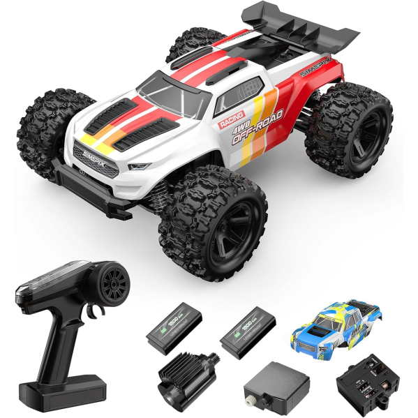 Радиоуправляемая машинка MJX HYPER GO 18208 1:18 4WD до 45 км/ч, RC внедорожник на пульте управления, металлическая трансмиссия, 2 Радиоуправляемая машинка MJX HYPER GO 18208 1:18 4WD до 45 км/ч, RC внедорожник на пульте управления, металлическая трансмиссия, 2