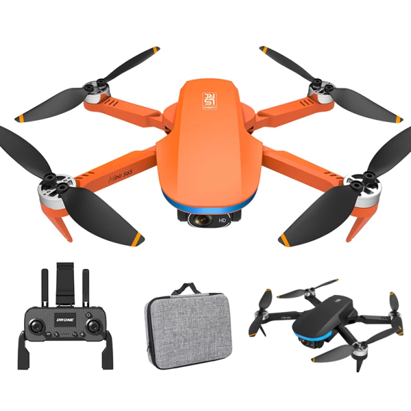Квадрокоптер S6S mini Drone мини дрон с 4K HD камера. ESC, FPV, GPS, до 1200м, до 25 мин. 2 аккумулятора