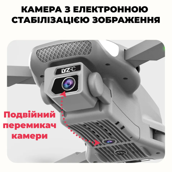 Квадрокоптер LYZRC L500 PRO - дрон с камерой Ultra HD 4K, FPV, БК двигатели + 1,2 км, 25 хв. + КЕЙС Квадрокоптер LYZRC L500 PRO - дрон с камерой Ultra HD 4K, FPV, БК двигатели + 1,2 км, 25 хв. + КЕЙС