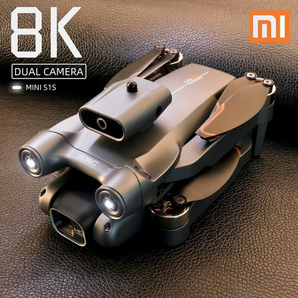 Мини-дрон LSRC S1S квадрокоптер с камерой 4K и FPV, бк мотори. до 100 м, полет до 30 минут (2 аккумулятора) Мини-дрон LSRC S1S квадрокоптер с камерой 4K и FPV, бк мотори. до 100 м, полет до 30 минут (2 аккумулятора)