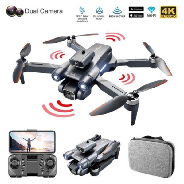Мини-дрон LSRC S1S квадрокоптер с камерой 4K и FPV, бк мотори. до 100 м, полет до 30 минут (2 аккумулятора) Мини-дрон LSRC S1S квадрокоптер с камерой 4K и FPV, бк мотори. до 100 м, полет до 30 минут (2 аккумулятора)