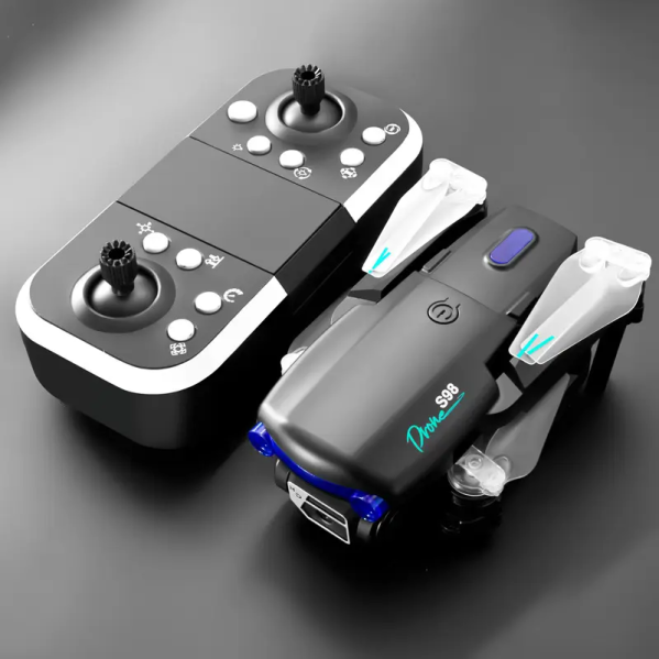 Квадрокоптер с 4K камерой YLRC S98 - дрон, предупреждение препятствий, до 40 мин. (2 Аккумулятора) Квадрокоптер с 4K камерой YLRC S98 - дрон, предупреждение препятствий, до 40 мин. (2 Аккумулятора)