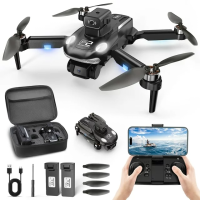 Квадрокоптер с камерой KF613 – дрон с 4K HD, GPS, БК двиг. до 300 м. 18 хв. + кейс (2 аккумулятора)