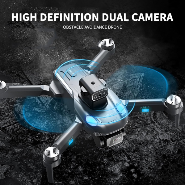 Квадрокоптер с камерой KF613 – дрон с 4K HD, GPS, БК двиг. до 300 м. 18 хв. + кейс (2 аккумулятора) Квадрокоптер с камерой KF613 – дрон с 4K HD, GPS, БК двиг. до 300 м. 18 хв. + кейс (2 аккумулятора)