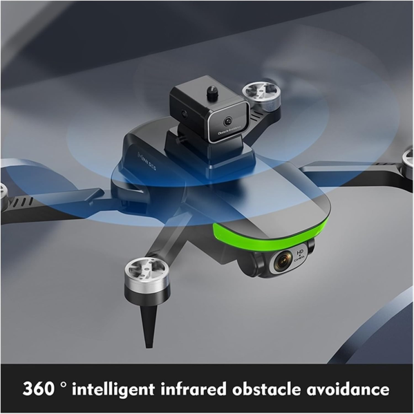Квадрокоптер S5S mini Drone мини дрон с 4K HD камера. ESC, FPV, до 150 м, до 15 мин. 1 аккумулятор Квадрокоптер S5S mini Drone мини дрон с 4K HD камера. ESC, FPV, до 150 м, до 15 мин. 1 аккумулятор