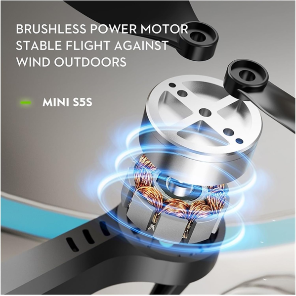 Квадрокоптер S5S mini Drone мини дрон с 4K HD камера. ESC, FPV, до 150 м, до 15 мин. 1 аккумулятор Квадрокоптер S5S mini Drone мини дрон с 4K HD камера. ESC, FPV, до 150 м, до 15 мин. 1 аккумулятор