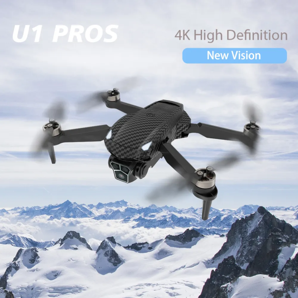 Квадрокоптер U1proS mini Drone мини дрон с 4K HD камерой ESC, FPV, GPS, до 150 м, до 18 мин. 1 аккумулятор Квадрокоптер U1proS mini Drone мини дрон с 4K HD камерой ESC, FPV, GPS, до 150 м, до 18 мин. 1 аккумулятор