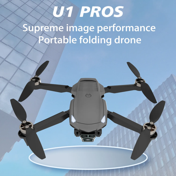 Квадрокоптер U1proS mini Drone мини дрон с 4K HD камерой ESC, FPV, GPS, до 150 м, до 18 мин. 1 аккумулятор Квадрокоптер U1proS mini Drone мини дрон с 4K HD камерой ESC, FPV, GPS, до 150 м, до 18 мин. 1 аккумулятор