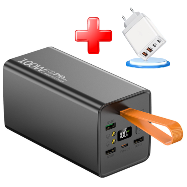 УМБ Power bank повербанк PowerBank 100w 60000 mAh, с быстрой зарядкой + для ноутбука + подарок ЗСУ УМБ Power bank повербанк PowerBank 100w 60000 mAh, с быстрой зарядкой + для ноутбука + подарок ЗСУ