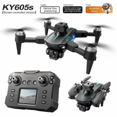 Квадрокоптер с камерой KY605 Pro Mini Drone - 4K, БК моторы 150 м. до 15 хв. + кейс