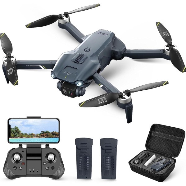 Квадрокоптер дрон 4DRC Rc Drone V28S, с камерой БК моторы до 15 мин полета до 150 м. + кейс +1 аккумулятор