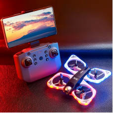 Квадрокоптер S3 MAX 8K дрон с двойной камерой, FPV, бесщеточные моторы, 10 мин полета + батарейки