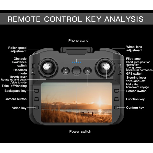 Квадрокоптер SG103 PRO GPS дрон с экраном и камерой HD – до 25 мин полета без смартфона управление через экран Квадрокоптер SG103 PRO GPS дрон с экраном и камерой HD – до 25 мин полета без смартфона управление через экран