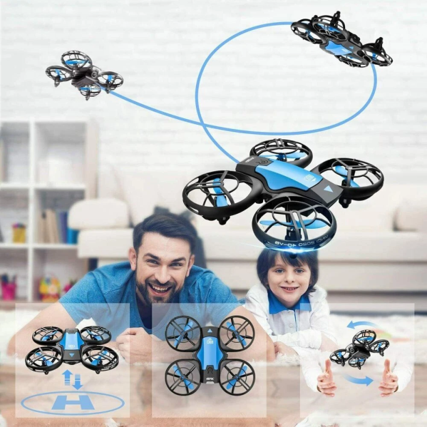 Квадрокоптер с камерой 4K 4D-V8, Wi-Fi FPV, высота, возврат, дрон для детей и взрослых Квадрокоптер с камерой 4K 4D-V8, Wi-Fi FPV, высота, возврат, дрон для детей и взрослых