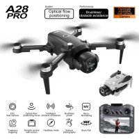Квадрокоптер A28 PRO дрон с RC пультом 4K EIS бесщеточный до 200 м. 25 мин