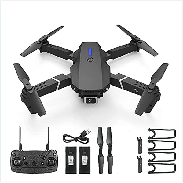 Детский квадрокоптер Drone E88 с камерой 720P, FPV, до 30 мин полёта, 2 аккумулятора, сумка Детский квадрокоптер Drone E88 с камерой 720P, FPV, до 30 мин полёта, 2 аккумулятора, сумка