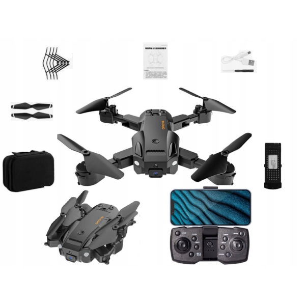 Детский Квадрокоптер с камерой Q6 MAX - дрон для мальчика 4K HD FPV - до 20 мин. полета + кейс\батарейки Детский Квадрокоптер с камерой Q6 MAX - дрон для мальчика 4K HD FPV - до 20 мин. полета + кейс\батарейки
