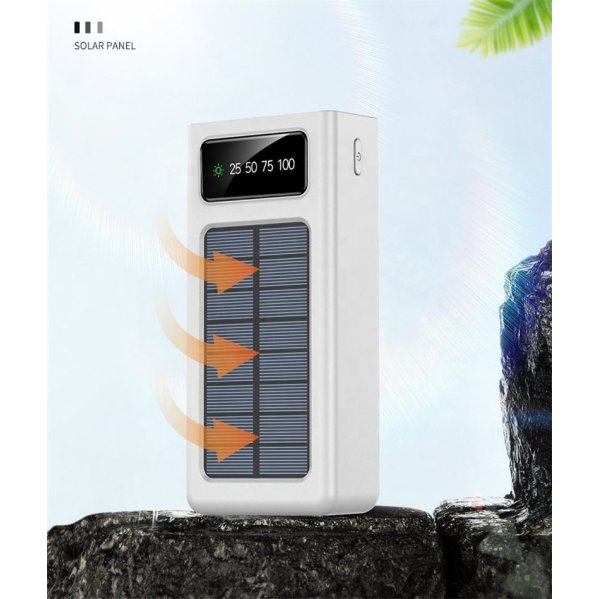 Внешний аккумулятор Мощный повербанк power bank портативный с солнечной батареей 50000mah Внешний аккумулятор Мощный повербанк power bank портативный с солнечной батареей 50000mah