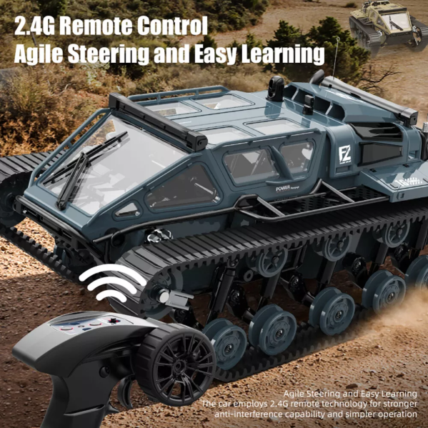 Гусеничный вездеход Радиоуправляемый Дрифт-Краулер JJRC C8812 1/16 Автомобиль 360° танки Свет RC Гусеничный вездеход Радиоуправляемый Дрифт-Краулер JJRC C8812 1/16 Автомобиль 360° танки Свет RC
