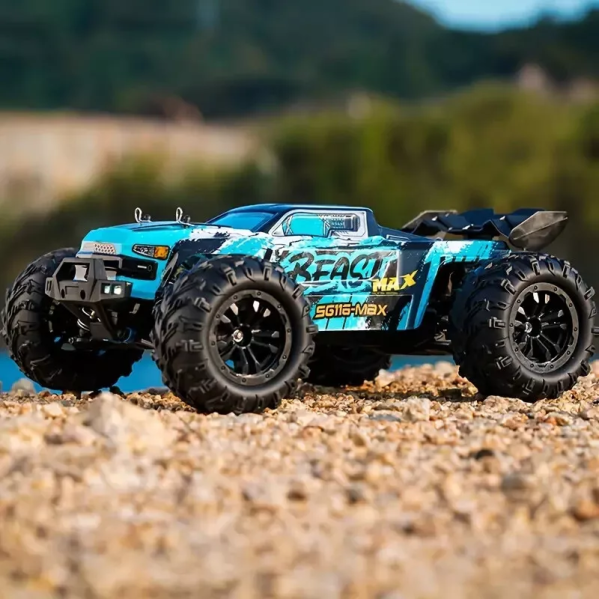 Радиоуправляемая машинка ZLL SG116 MAX 1:16 4WD до 80 км/ч Brushless RC Monster Truck внедорожник 4x4, бесщеточный двигатель, LED Радиоуправляемая машинка ZLL SG116 MAX 1:16 4WD до 80 км/ч Brushless RC Monster Truck внедорожник 4x4, бесщеточный двигатель, LED