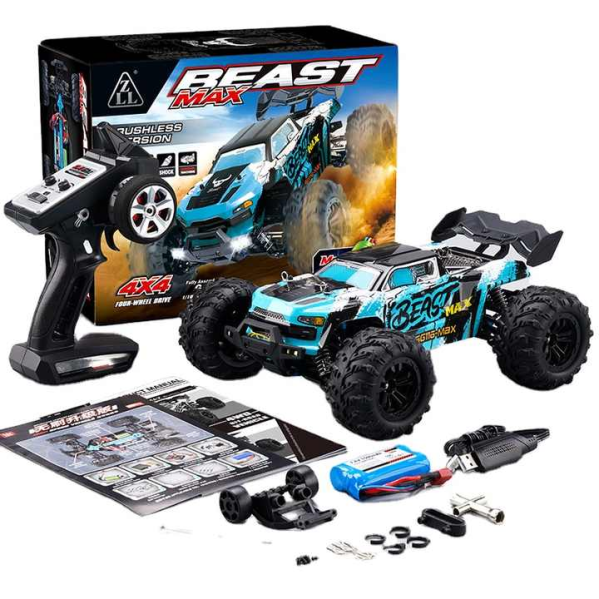 Радиоуправляемая машинка ZLL SG116 MAX 1:16 4WD до 80 км/ч Brushless RC Monster Truck внедорожник 4x4, бесщеточный двигатель, LED Радиоуправляемая машинка ZLL SG116 MAX 1:16 4WD до 80 км/ч Brushless RC Monster Truck внедорожник 4x4, бесщеточный двигатель, LED