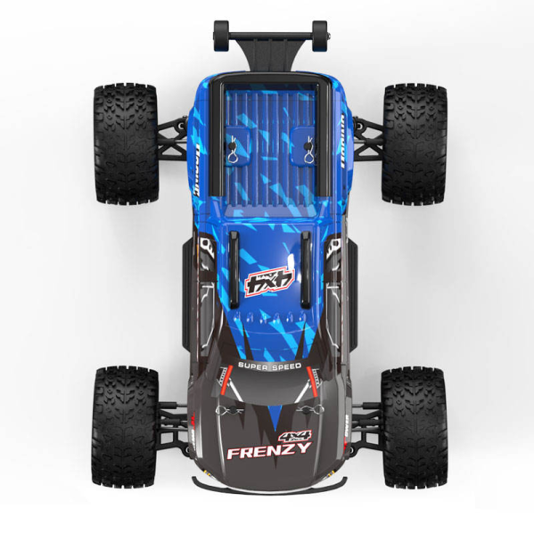 Радиоуправляемая машинка HOSHI N517 Frenzy 1:12 4WD до 70 км/ч RC монстр-трак на пульте ESC 45A, 3S LiPo, металлическая трансмисси Радиоуправляемая машинка HOSHI N517 Frenzy 1:12 4WD до 70 км/ч RC монстр-трак на пульте ESC 45A, 3S LiPo, металлическая трансмисси