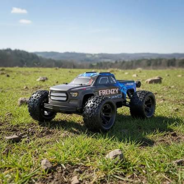 Радиоуправляемая машинка HOSHI N517 Frenzy 1:12 4WD до 70 км/ч RC монстр-трак на пульте ESC 45A, 3S LiPo, металлическая трансмисси Радиоуправляемая машинка HOSHI N517 Frenzy 1:12 4WD до 70 км/ч RC монстр-трак на пульте ESC 45A, 3S LiPo, металлическая трансмисси