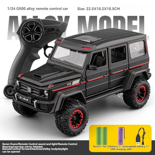 Радиоуправляемая машинка в дизайне Mercedes-AMG G63 G-Class 1:24 — металлическая RC модель Die-Cast на пульте, свет, звук, коллекц Радиоуправляемая машинка в дизайне Mercedes-AMG G63 G-Class 1:24 — металлическая RC модель Die-Cast на пульте, свет, звук, коллекц