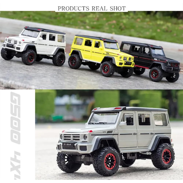 Радиоуправляемая машинка в дизайне Mercedes-AMG G63 G-Class 1:24 — металлическая RC модель Die-Cast на пульте, свет, звук, коллекц Радиоуправляемая машинка в дизайне Mercedes-AMG G63 G-Class 1:24 — металлическая RC модель Die-Cast на пульте, свет, звук, коллекц