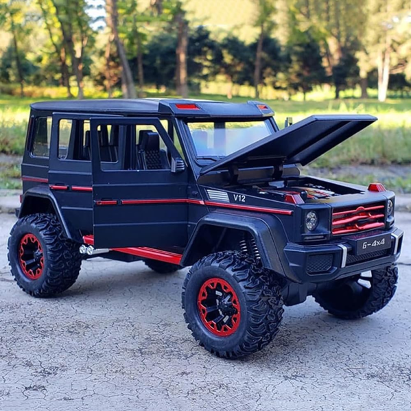 Радиоуправляемая машинка в дизайне Mercedes-AMG G63 G-Class 1:24 — металлическая RC модель Die-Cast на пульте, свет, звук, коллекц Радиоуправляемая машинка в дизайне Mercedes-AMG G63 G-Class 1:24 — металлическая RC модель Die-Cast на пульте, свет, звук, коллекц
