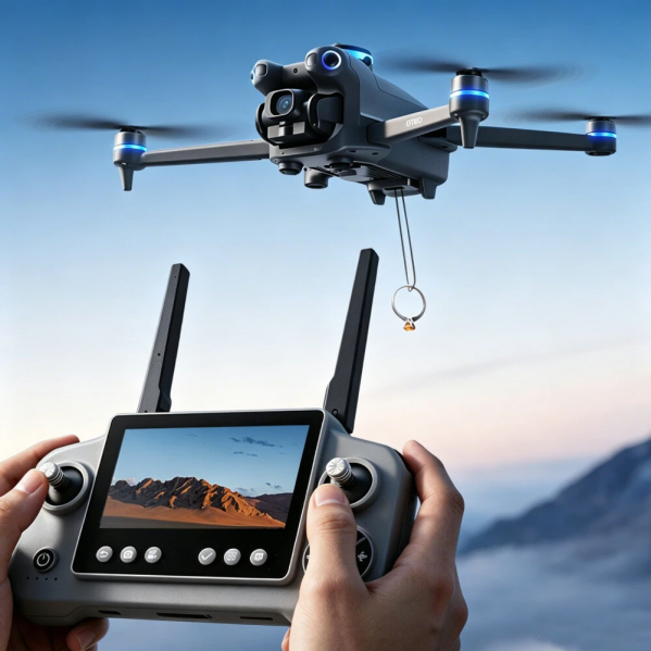 Квадрокоптер LSRC GT60 GPS с камерой 720P Brushless дрон с экраном 4.3", Optical Flow, избегание помех, автовозврат до 500 м Квадрокоптер LSRC GT60 GPS с камерой 720P Brushless дрон с экраном 4.3", Optical Flow, избегание помех, автовозврат до 500 м