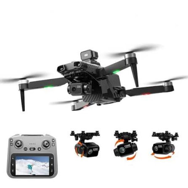 Квадрокоптер RG808 PRO с камерой 720P GPS Brushless дрон, 3-осевой подвес EIS, пульт с экраном 4.3”, Optical Flow, обход помех 360 Квадрокоптер RG808 PRO с камерой 720P GPS Brushless дрон, 3-осевой подвес EIS, пульт с экраном 4.3”, Optical Flow, обход помех 360